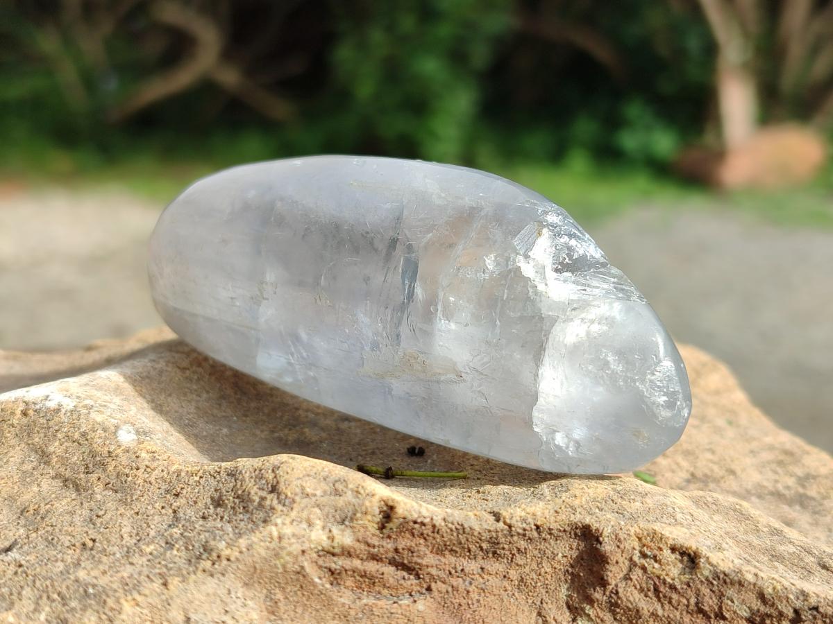 Polished Rare Blue Celestite Free Form Crystals x 12 From Sakoany, Madagascar