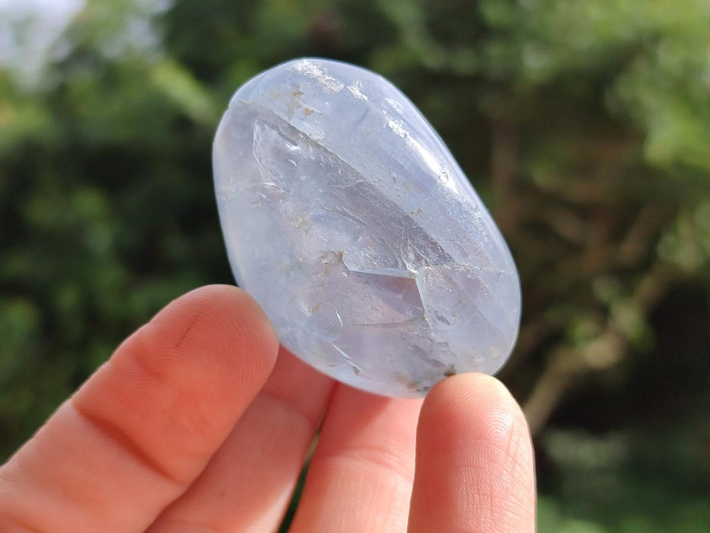 Polished Rare Blue Celestite Free Form Crystals x 12 From Sakoany, Madagascar
