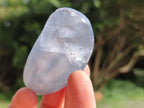 Polished Rare Blue Celestite Free Form Crystals x 12 From Sakoany, Madagascar