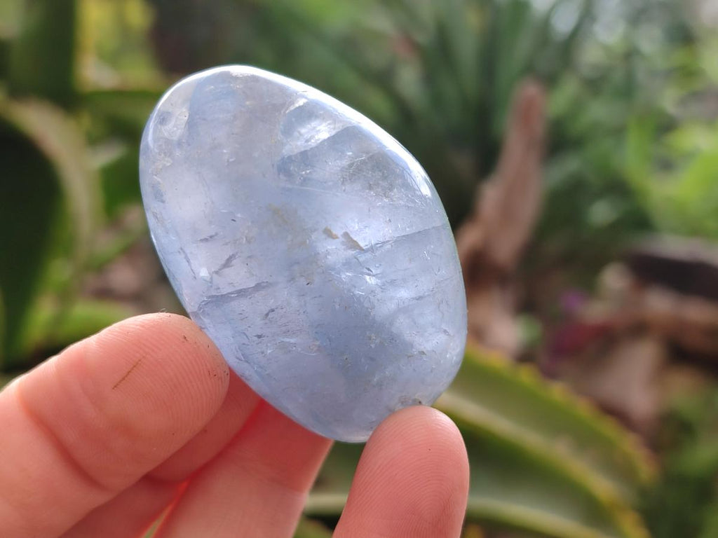 Polished Rare Blue Celestite Free Form Crystals x 12 From Sakoany, Madagascar