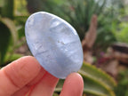 Polished Rare Blue Celestite Free Form Crystals x 12 From Sakoany, Madagascar