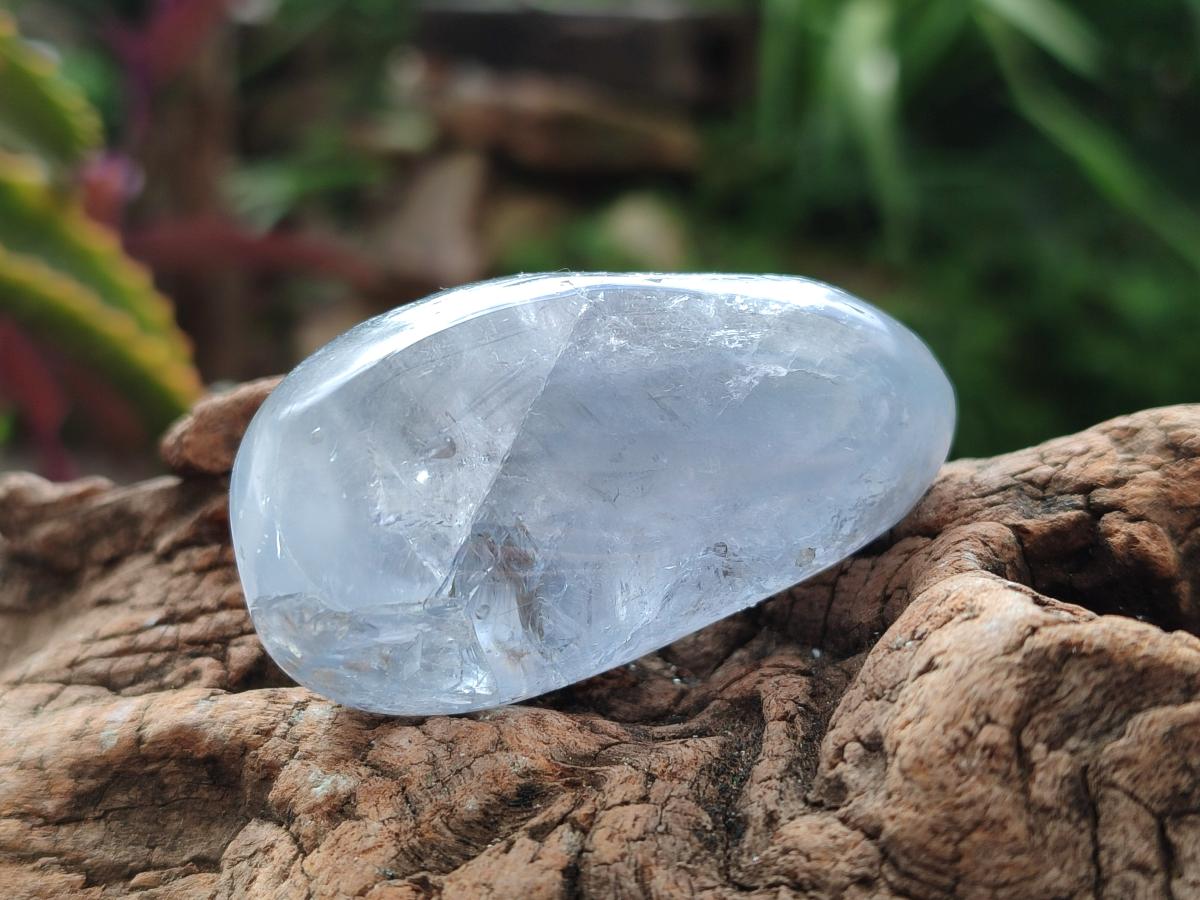 Polished Rare Blue Celestite Free Form Crystals x 12 From Sakoany, Madagascar