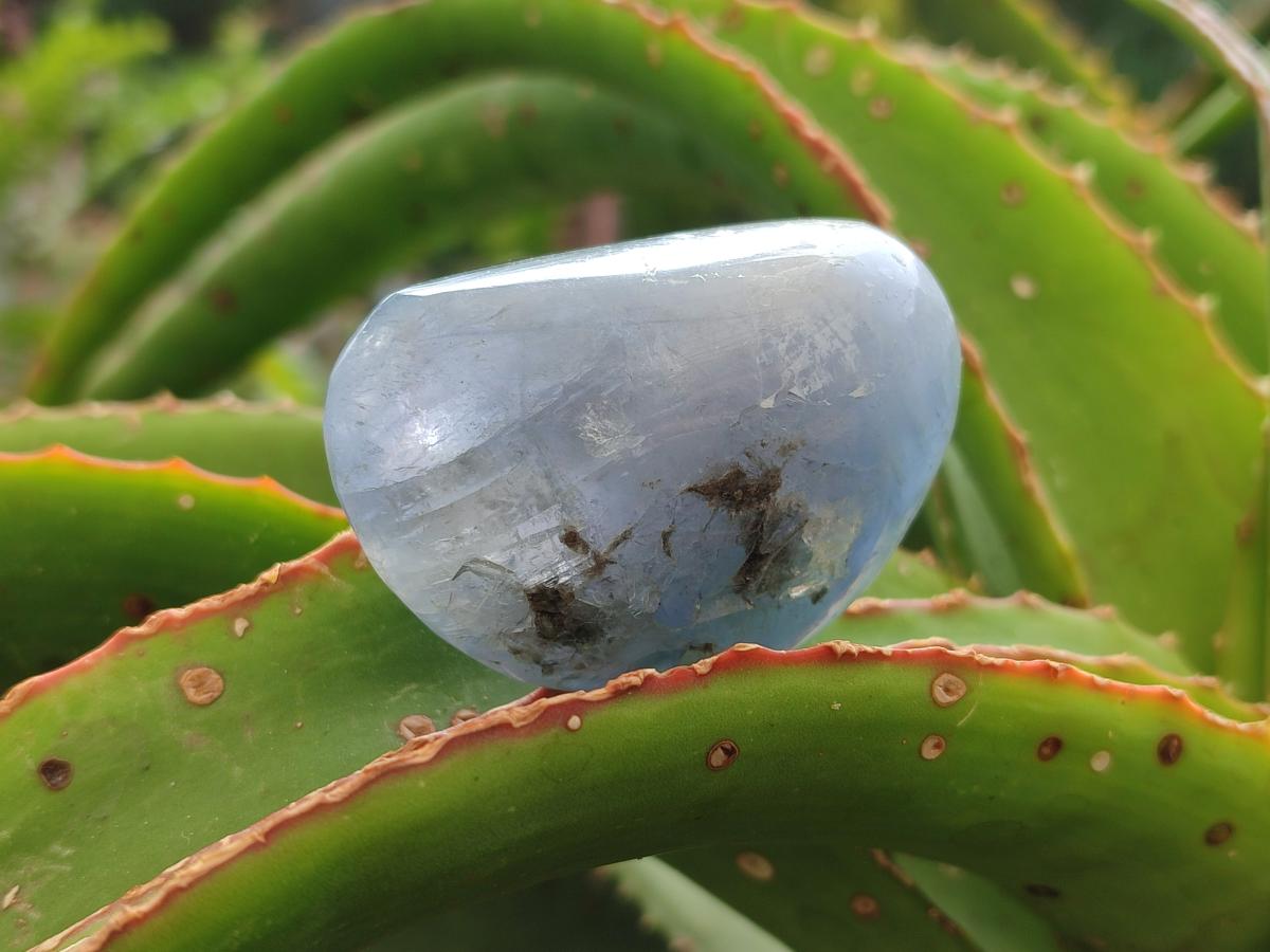 Polished Rare Blue Celestite Free Form Crystals x 12 From Sakoany, Madagascar