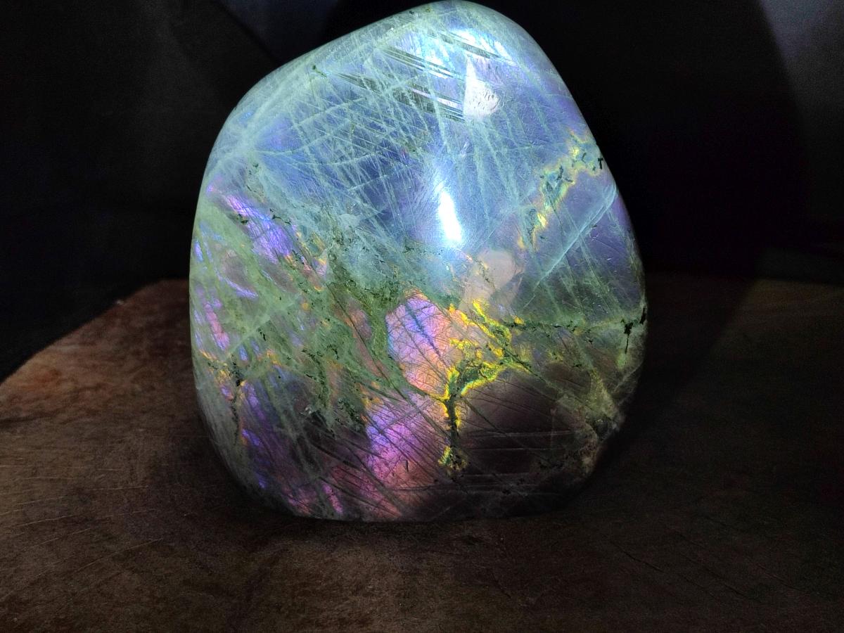 Polished Labradorite Standing Free Form x 1 From Madagascar