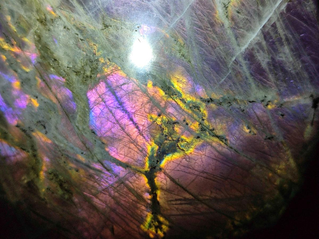 Polished Labradorite Standing Free Form x 1 From Madagascar