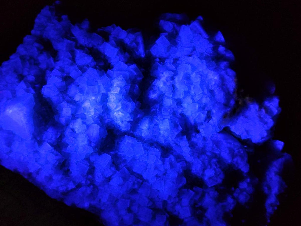 Natural Cubic Green Fluorite Cluster Specimens x 2 From Mandrosonoro, Madagascar