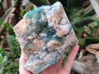 Natural Cubic Green Fluorite Cluster Specimens x 2 From Mandrosonoro, Madagascar