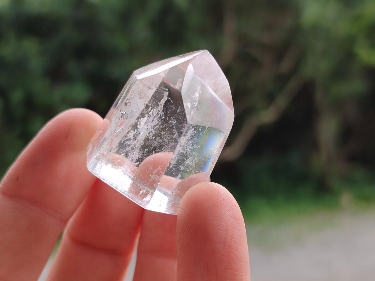 Polished Clear and Optic Quartz Crystals x 20 From Madagascar
