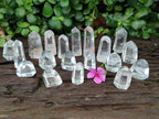 Polished Clear and Optic Quartz Crystals x 20 From Madagascar