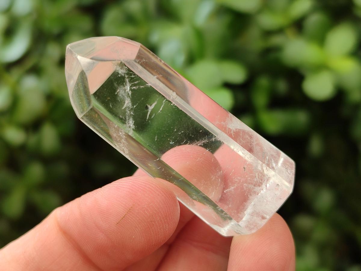 Polished Clear and Optic Quartz Crystals x 20 From Madagascar