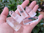 Polished Clear and Optic Quartz Crystals x 20 From Madagascar