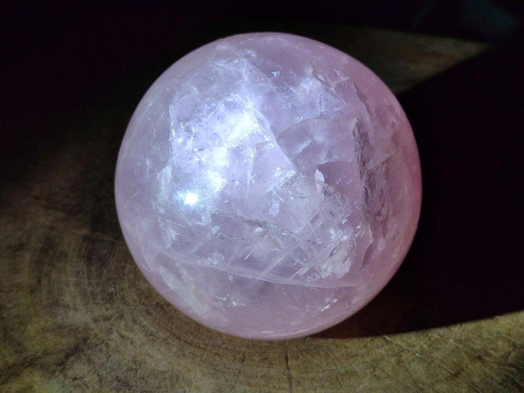 Polished Large Gemmy Star Rose Quartz Sphere x 1 From Madagascar