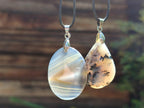 Hand Made Dendritic Agate Mixed Shaped Pendants x 12 From Madagascar