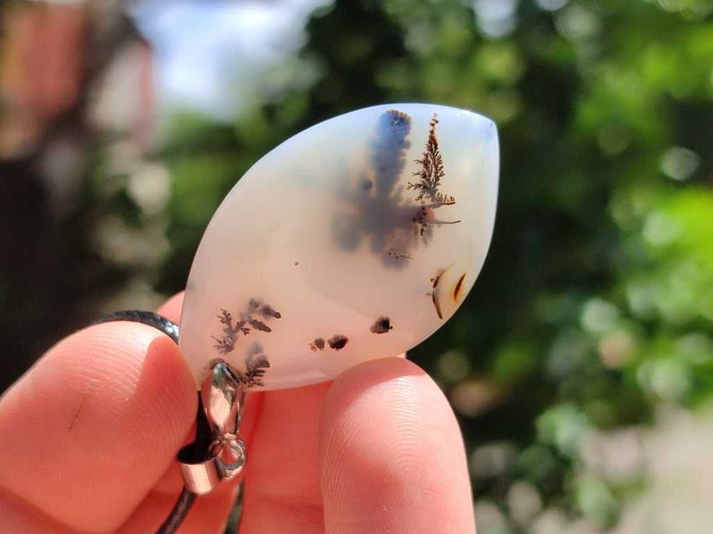 Hand Made Dendritic Agate Mixed Shaped Pendants x 12 From Madagascar