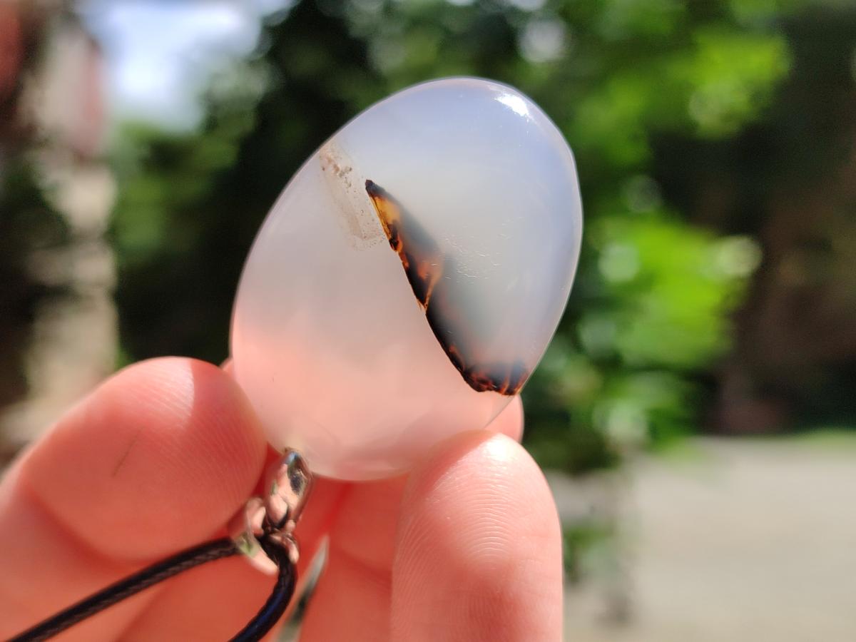 Hand Made Dendritic Agate Mixed Shaped Pendants x 12 From Madagascar