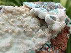 Natural Rare White Hemimorphite with Chrysocolla x 2 From Lupoto Mine, Congo