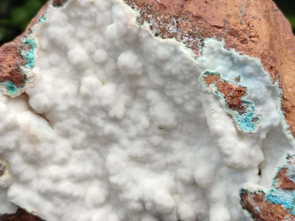 Natural Rare White Hemimorphite with Chrysocolla x 2 From Lupoto Mine, Congo
