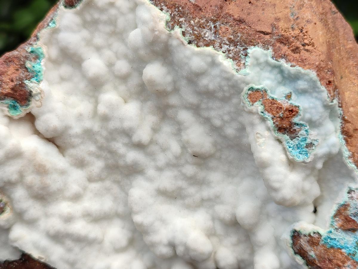 Natural Rare White Hemimorphite with Chrysocolla x 2 From Lupoto Mine, Congo