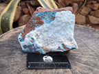 Natural Rare White Hemimorphite with Chrysocolla x 2 From Lupoto Mine, Congo