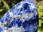 Polished Sodalite Standing Free Forms x 3 From Kunene River, Namibia