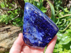 Polished Sodalite Standing Free Forms x 3 From Kunene River, Namibia