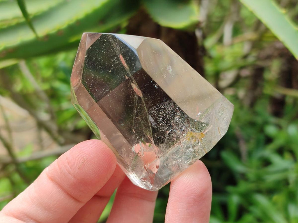 Polished Mix of Smokey Phantom Quartz Crystals x 12 From Madagascar