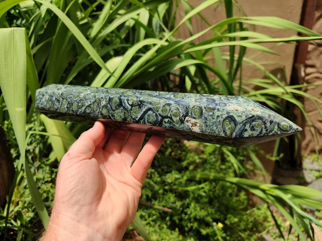 Polished Stromatolite Display Crystals x 2 From Katsepy, Madagascar