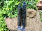 Polished Stromatolite Display Crystals x 2 From Katsepy, Madagascar