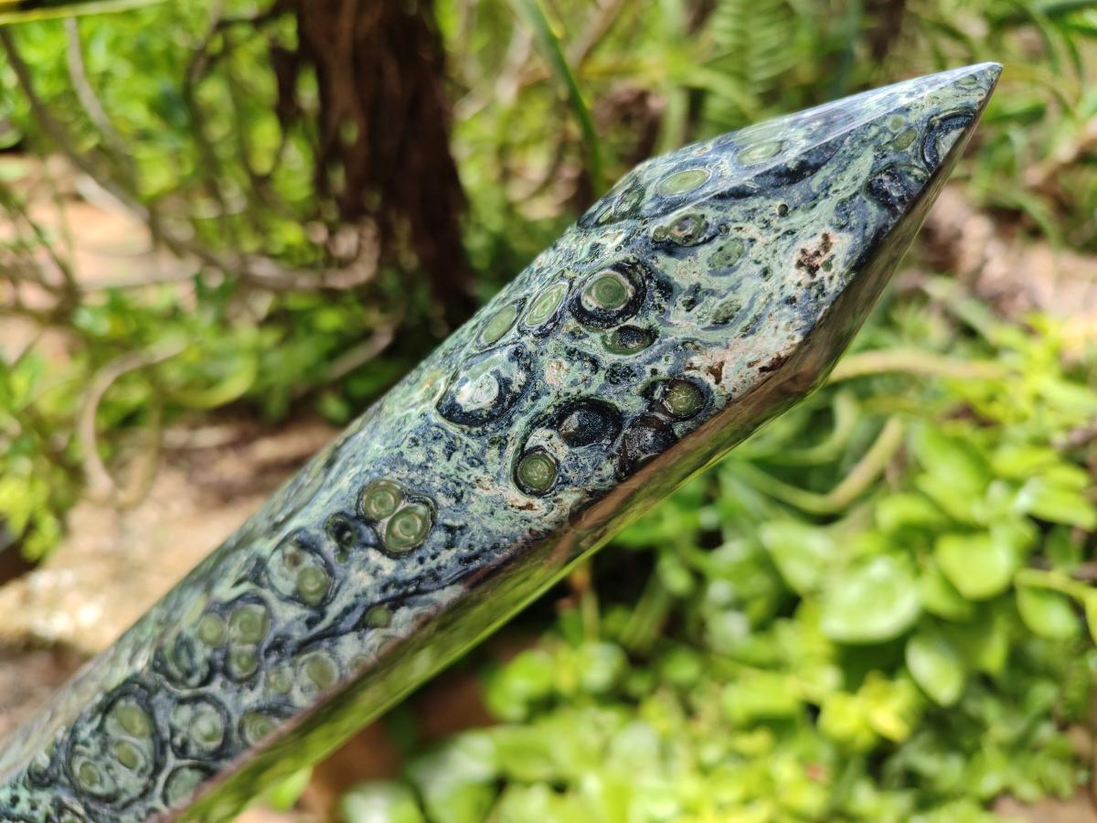 Polished Stromatolite Display Crystals x 2 From Katsepy, Madagascar