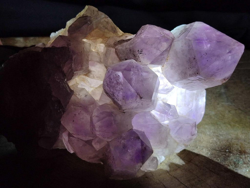 Natural Large Jacaranda Amethyst Crystal Cluster x 1 From Mumbwa, Zambia