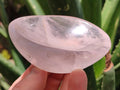Polished Gemmy Rose Quartz Bowls x 6 From Madagascar