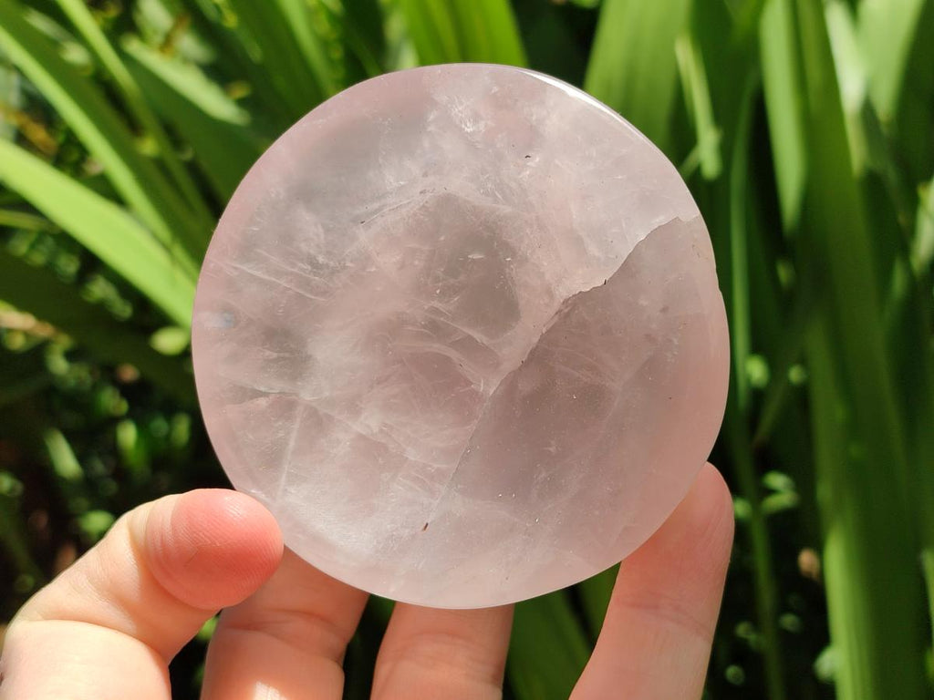 Polished Gemmy Rose Quartz Bowls x 6 From Madagascar