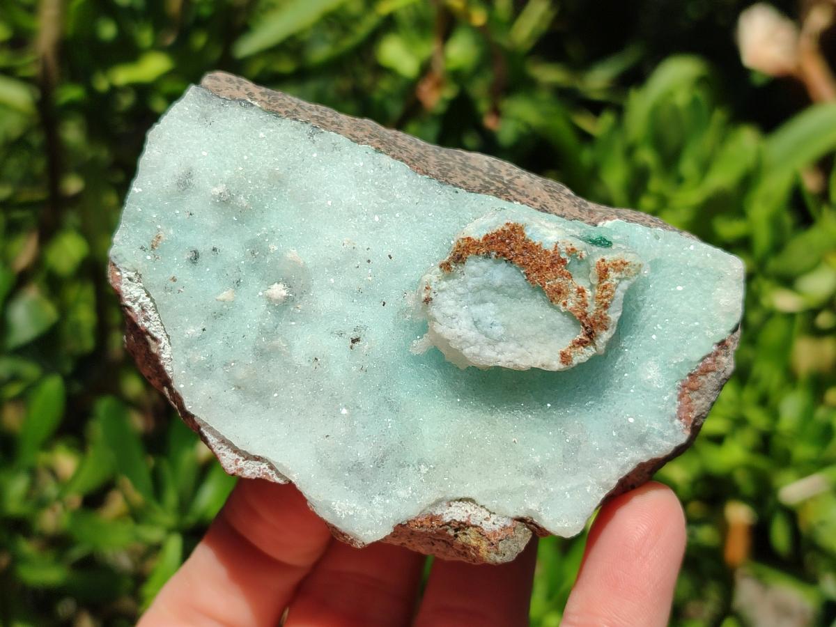 Natural Rare White Hemimorphite with Chrysocolla Specimens x 7 From Lupoto Mine, Congo