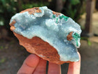 Natural Rare White Hemimorphite with Chrysocolla Specimens x 7 From Lupoto Mine, Congo
