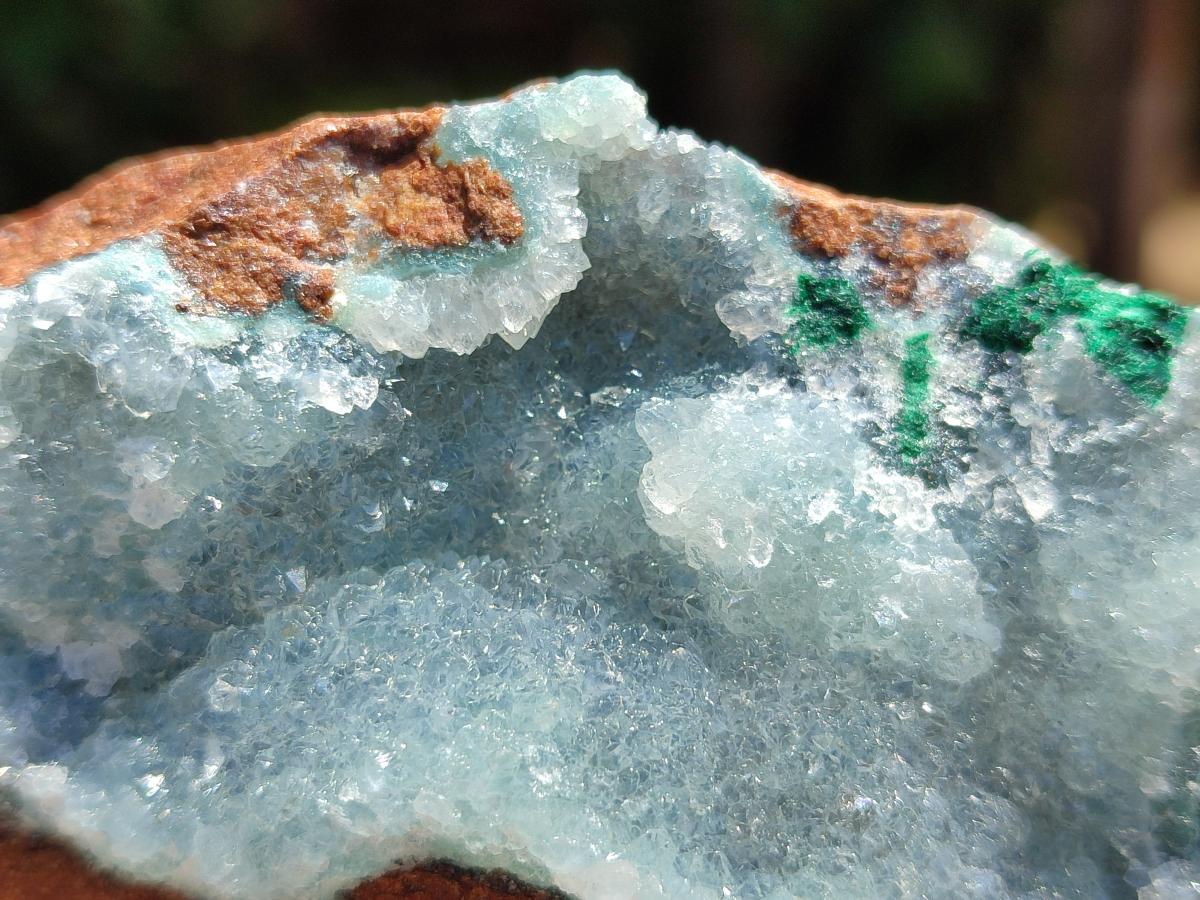 Natural Rare White Hemimorphite with Chrysocolla Specimens x 7 From Lupoto Mine, Congo