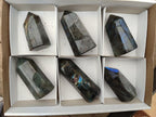 Polished Labradorite Display Crystals x 6 From Madagascar
