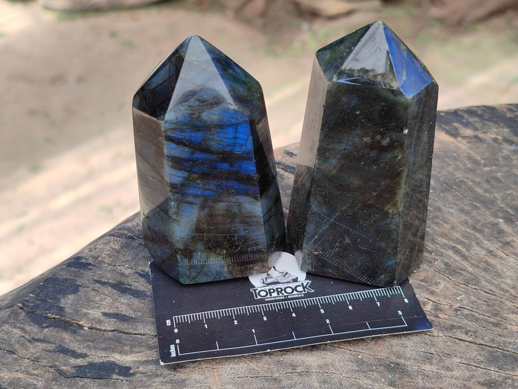 Polished Labradorite Display Crystals x 6 From Madagascar