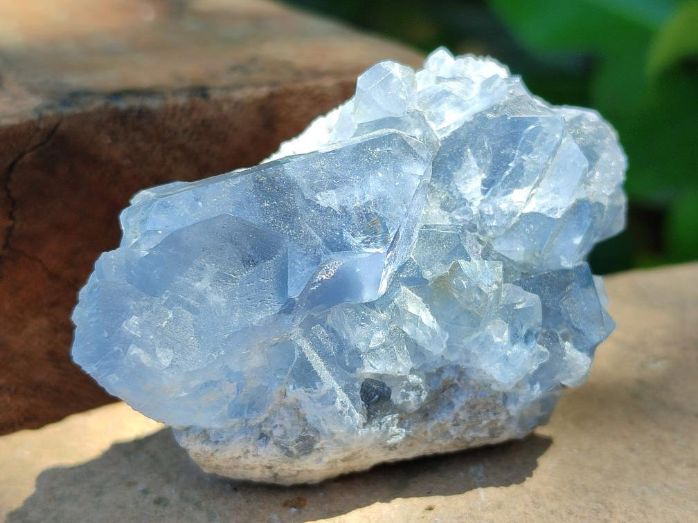 Natural Mini Blue Celestite Specimens x 37 From Sakoany, Madagascar