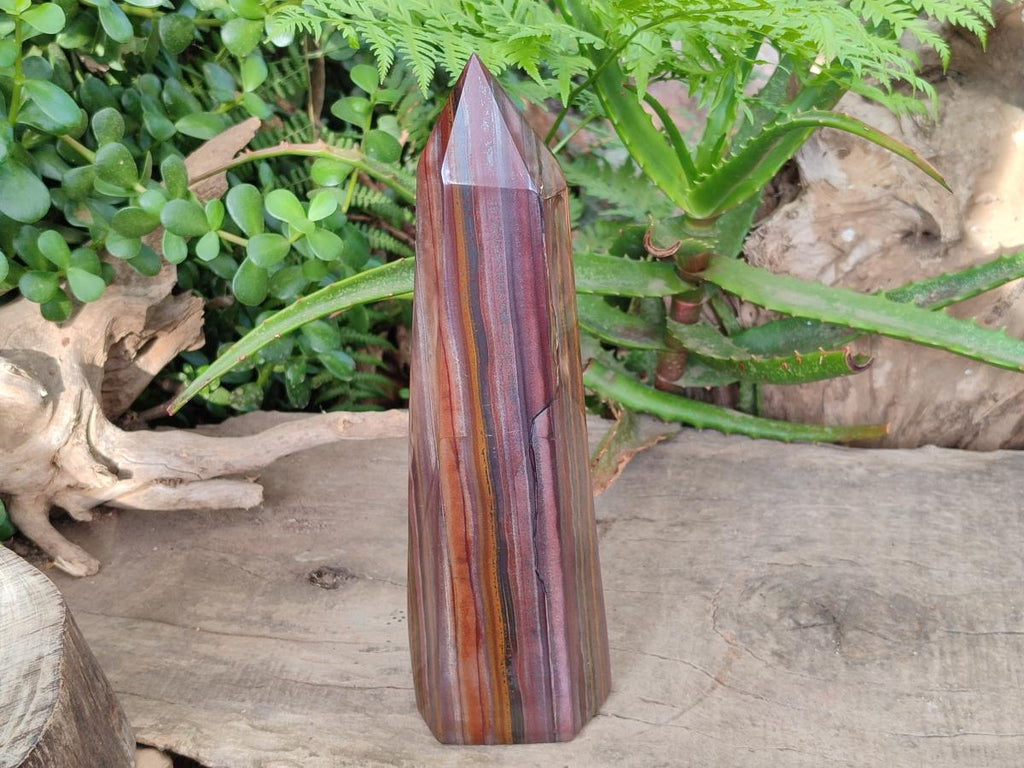 Polished Large Banded Tiger Iron Display Crystal x 1 From South Africa