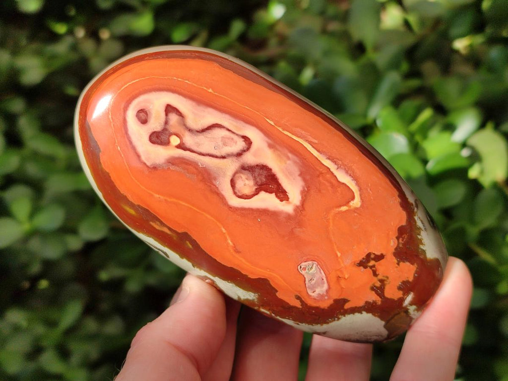 Polished Polychrome Jasper Standing Free Forms x 3 From NW Coast, Madagascar