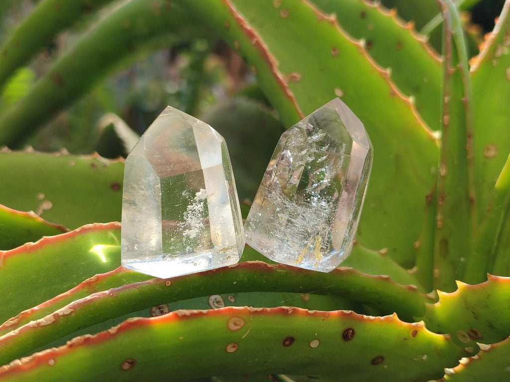 Polished Clear Quartz Crystals x 35 From Madagascar