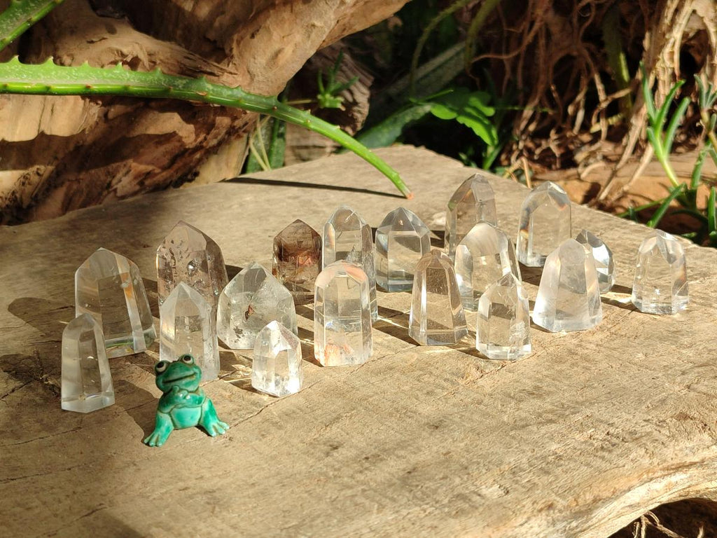 Polished Clear Quartz Crystals x 35 From Madagascar