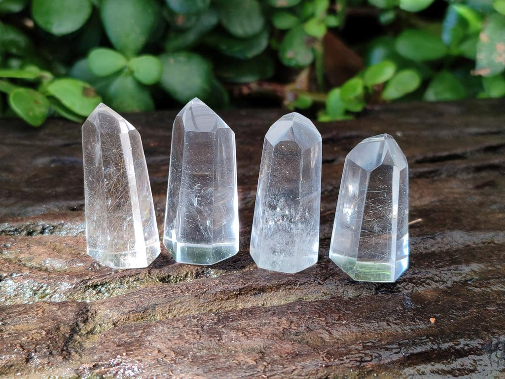 Polished Clear Quartz Crystals x 35 From Madagascar