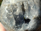 Polished Large Blue Celestite Egg x 1 From Sakoany, Madagascar