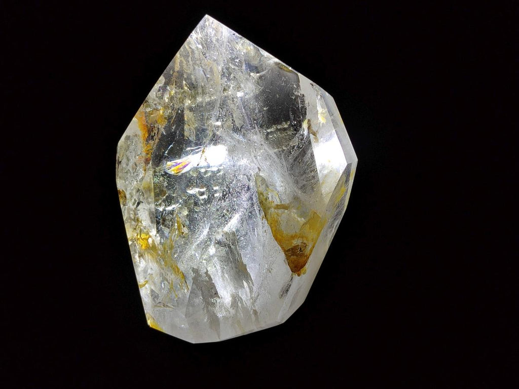 Polished Clear Quartz Window Crystals x 2 From Madagascar