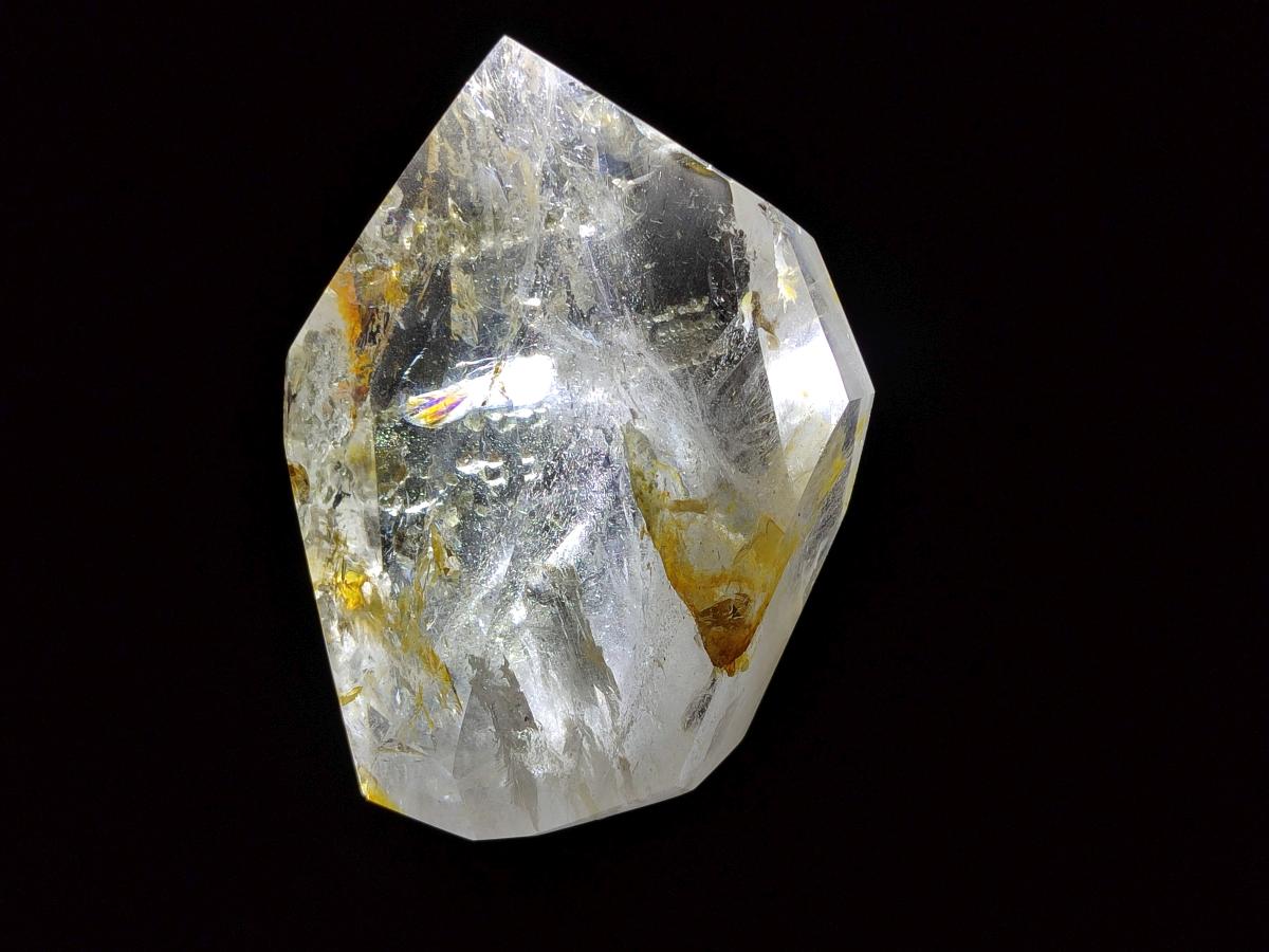 Polished Clear Quartz Window Crystals x 2 From Madagascar