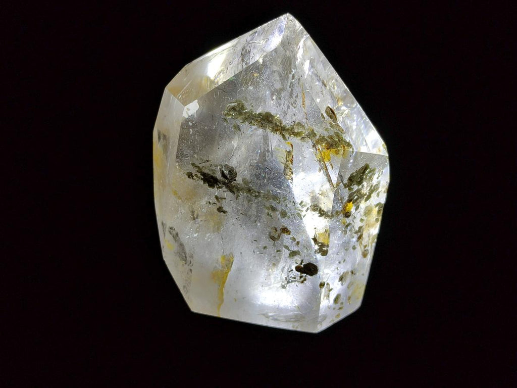 Polished Clear Quartz Window Crystals x 2 From Madagascar