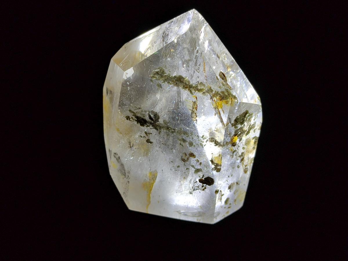 Polished Clear Quartz Window Crystals x 2 From Madagascar