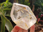 Polished Clear Quartz Window Crystals x 2 From Madagascar
