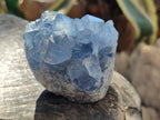 Natural Blue Celestite Specimens x 2 From Sakoany, Madagascar